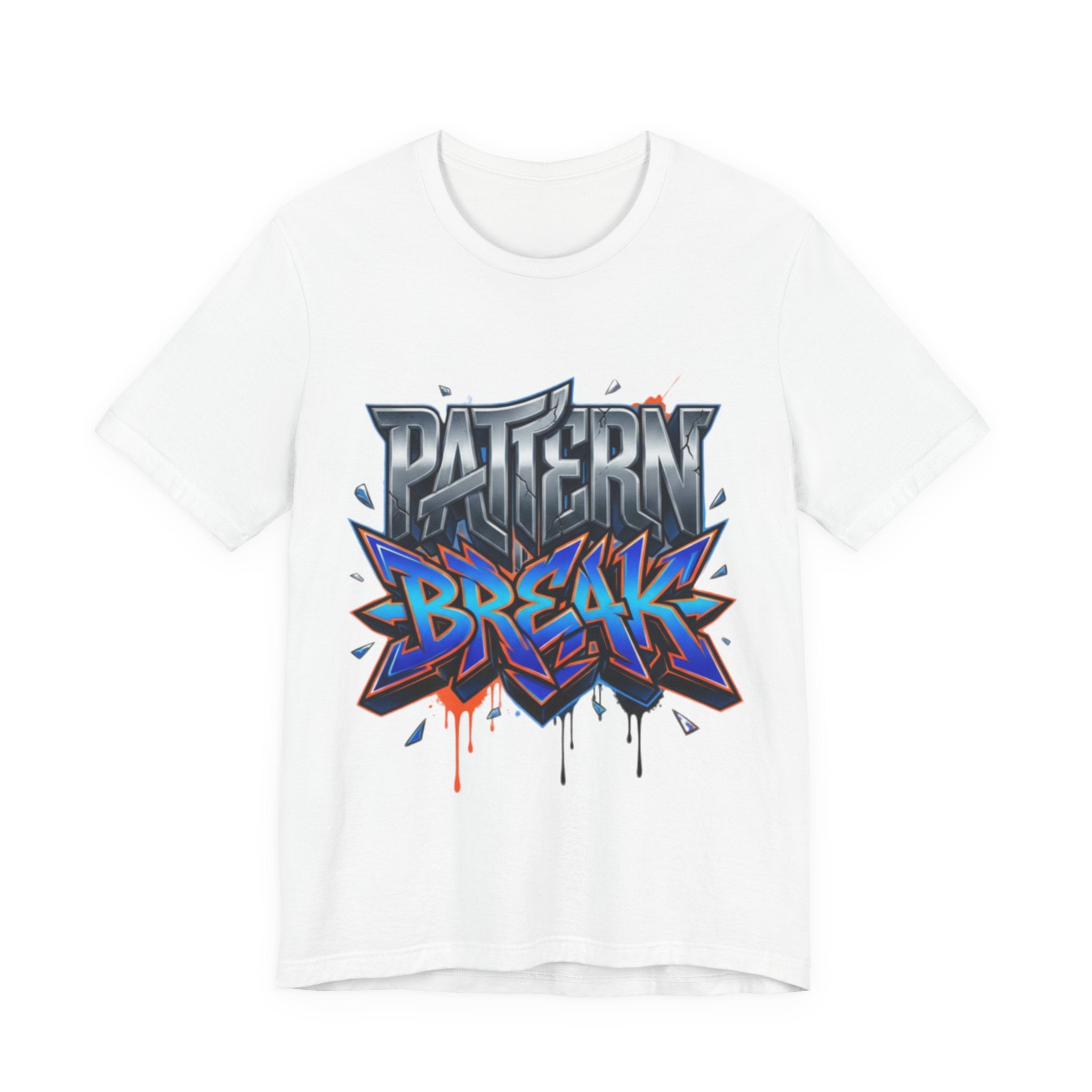 Graffiti Street Art T-Shirt - 'Pattern Break' 3D Urban Graphic Tee