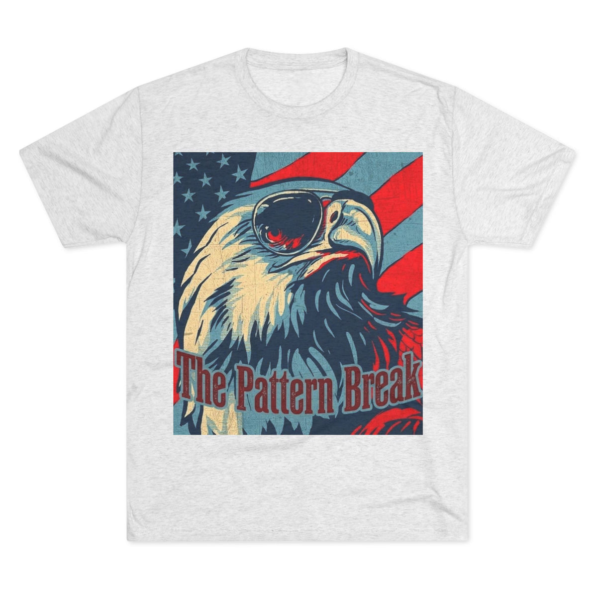 Eagle American Flag T-Shirt — "The Pattern Break" Patriotic Graphic Tee