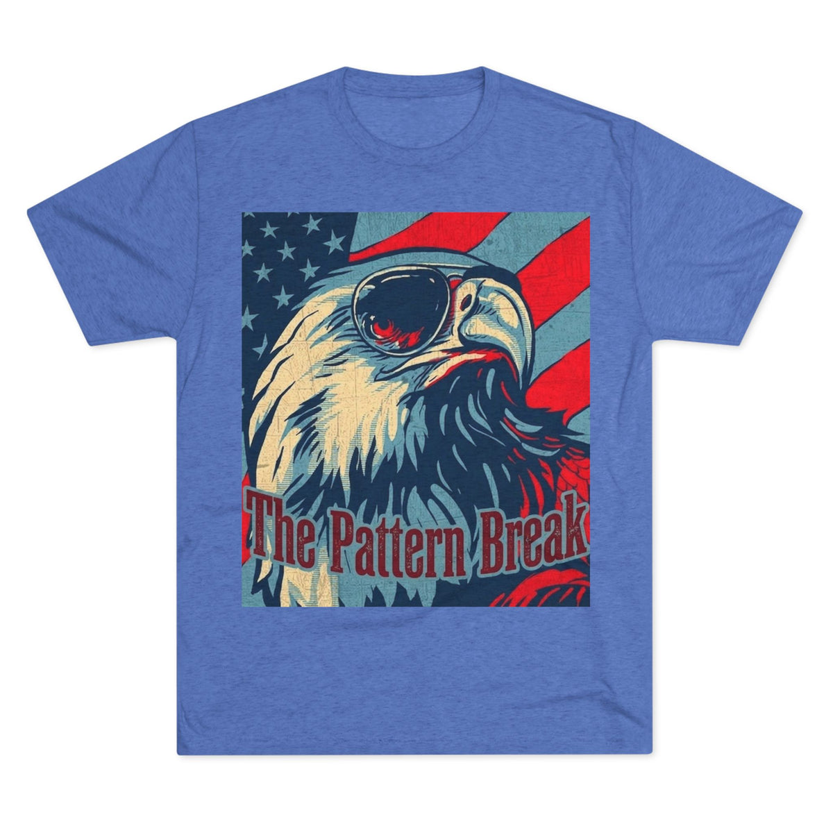 Eagle American Flag T-Shirt — "The Pattern Break" Patriotic Graphic Tee
