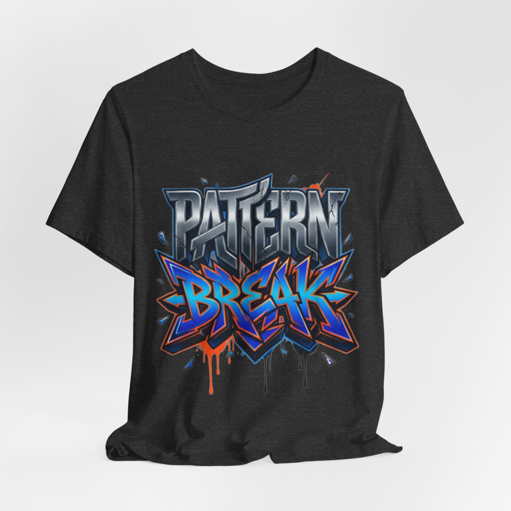 Graffiti Street Art T-Shirt - 'Pattern Break' 3D Urban Graphic Tee