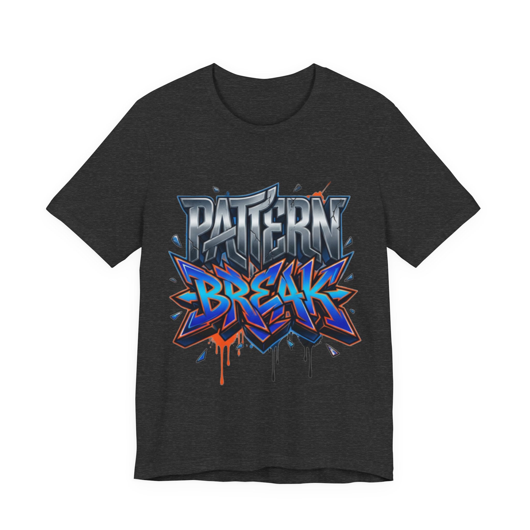 Graffiti Street Art T-Shirt - 'Pattern Break' 3D Urban Graphic Tee