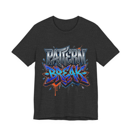 Graffiti Street Art T-Shirt - 'Pattern Break' 3D Urban Graphic Tee
