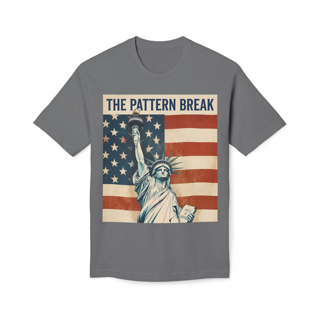 Statue of Liberty American Flag Vintage T-Shirt | Made in USA