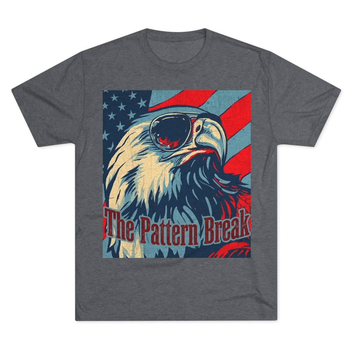 Eagle American Flag T-Shirt — "The Pattern Break" Patriotic Graphic Tee