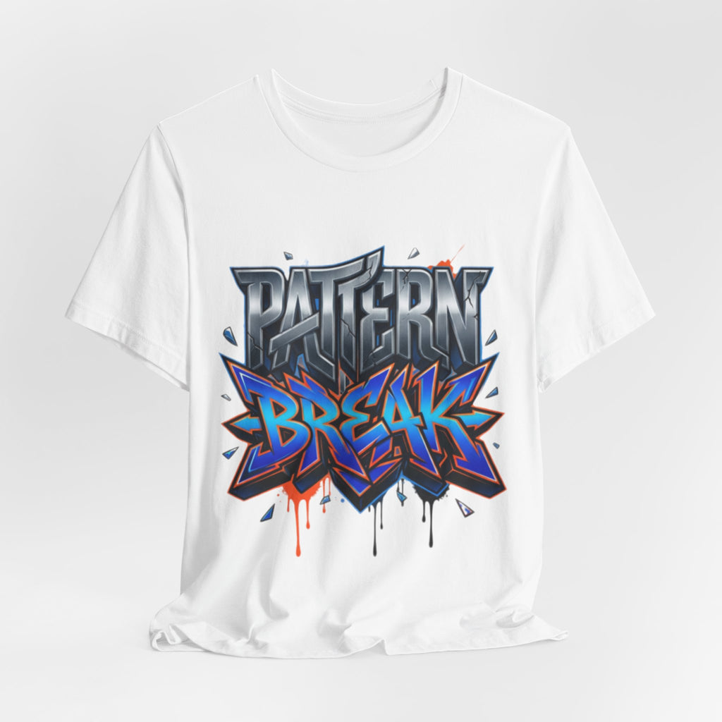 Graffiti Street Art T-Shirt - 'Pattern Break' 3D Urban Graphic Tee